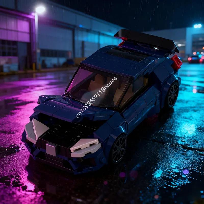 

275 шт. MOC Jp Cars Gen City Champions, модель суперкара, строительные блоки, идея игрушки, образовательный рождественский подарок, кирпич для детей на день рождения