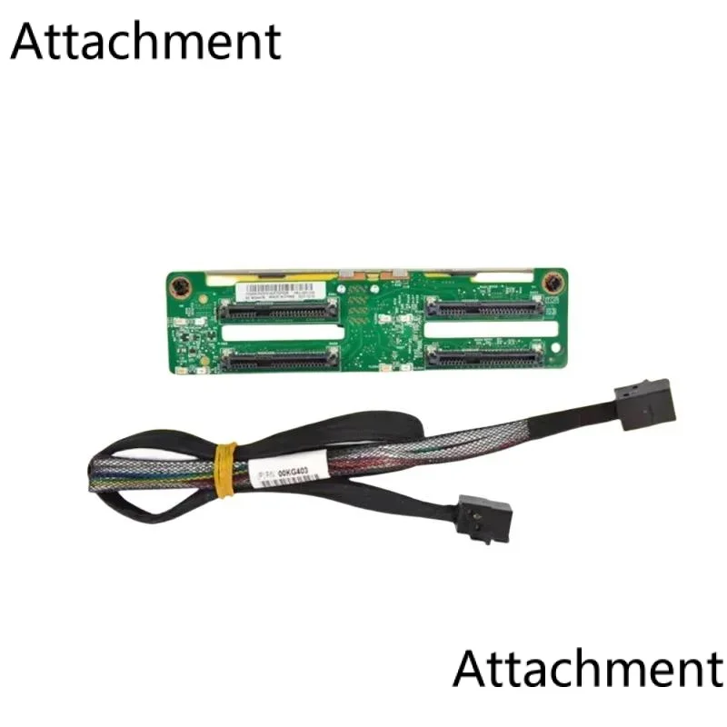 

Для Lenovo X3550 M5 00KA055 00FJ755 Backplane 4 Bay 2,5 дюйма; HDD SSD SFF с кабелем