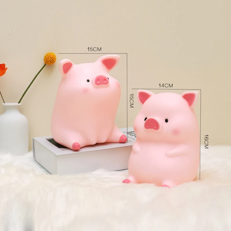 Cartoon Pig LED Night Light Cute Piggy Baby Night Lamp Children\'s Room Bedroom Bedside Decor Atmosphere Lamps Kids Birthday Gift