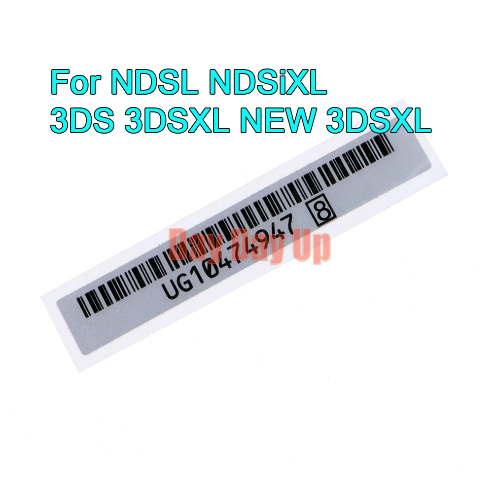 NDSL NDSiXL 3DS 3DSXL 새로운 3DSXL LL 컨트롤러 하우징 셸 라벨 씰 바코드 스티커 8 개