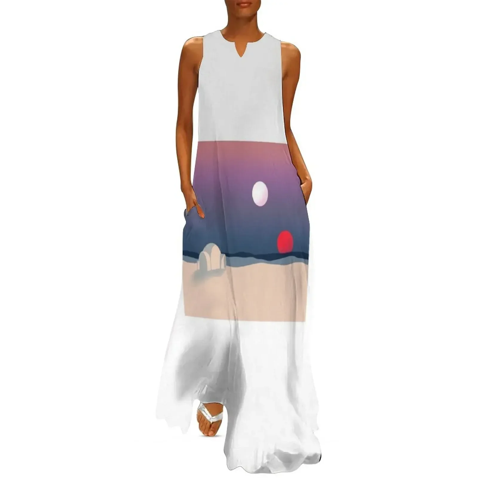 

Twin Suns Long Dress dresses for prom Party dresses for women womens dress women's dresses luxury Dress