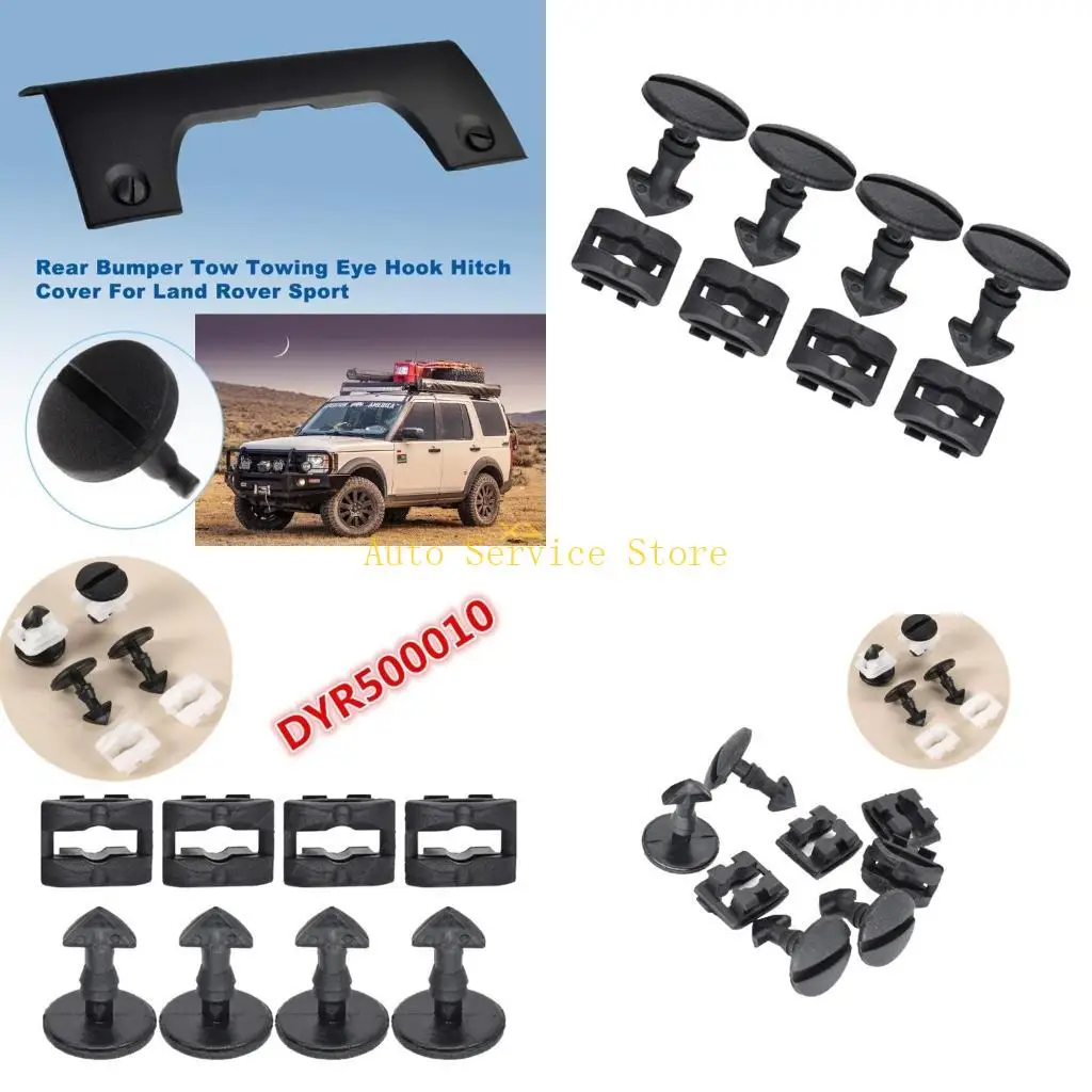

462A Bumper Grille Clips Towing Eye Trim Turn Lock Insert for Discovery 3