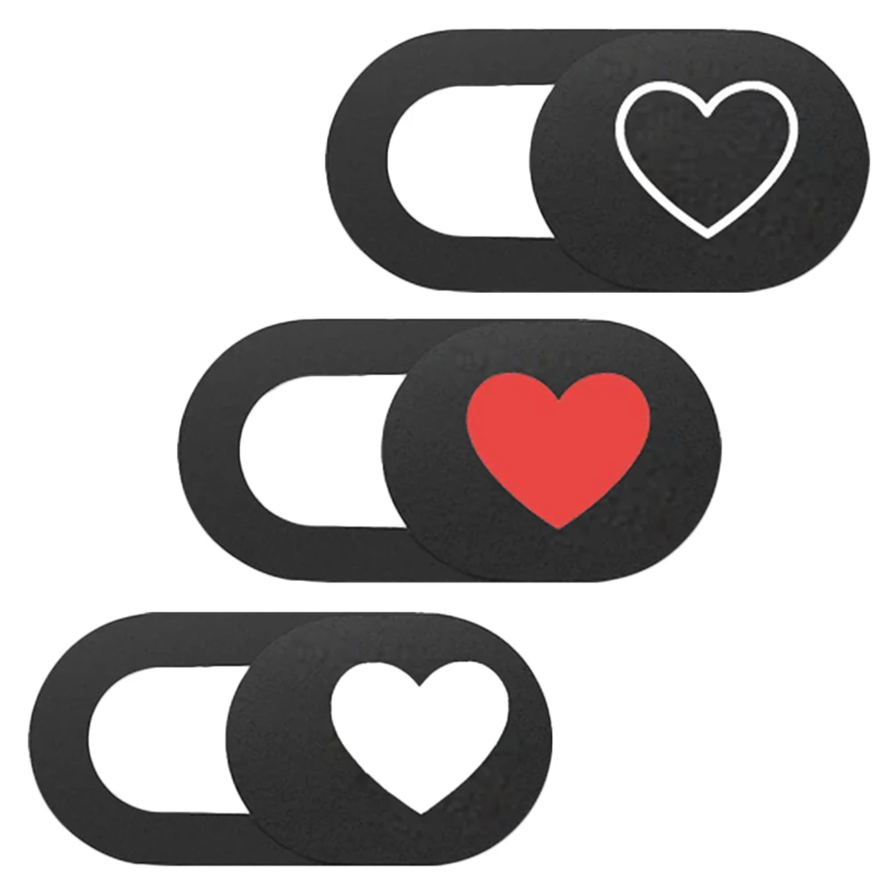 

3pcs Privacy Cover Slide Webcam Red Thin Laptop Camera Computer Slider Covers Tool for Tablets PC Web Camera Protector