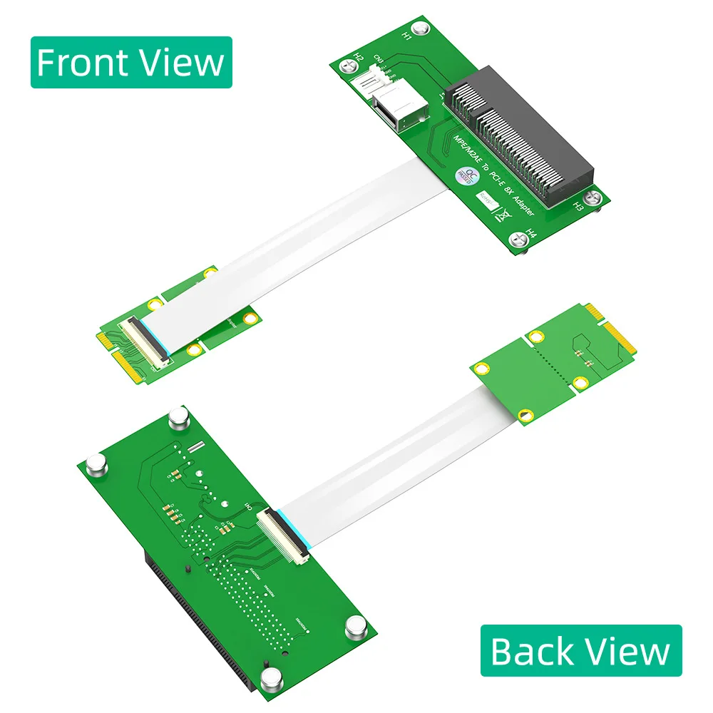 Mini PCI-E to PCIE 8X extension cable adapter, expansion card, desktop computer, laptop