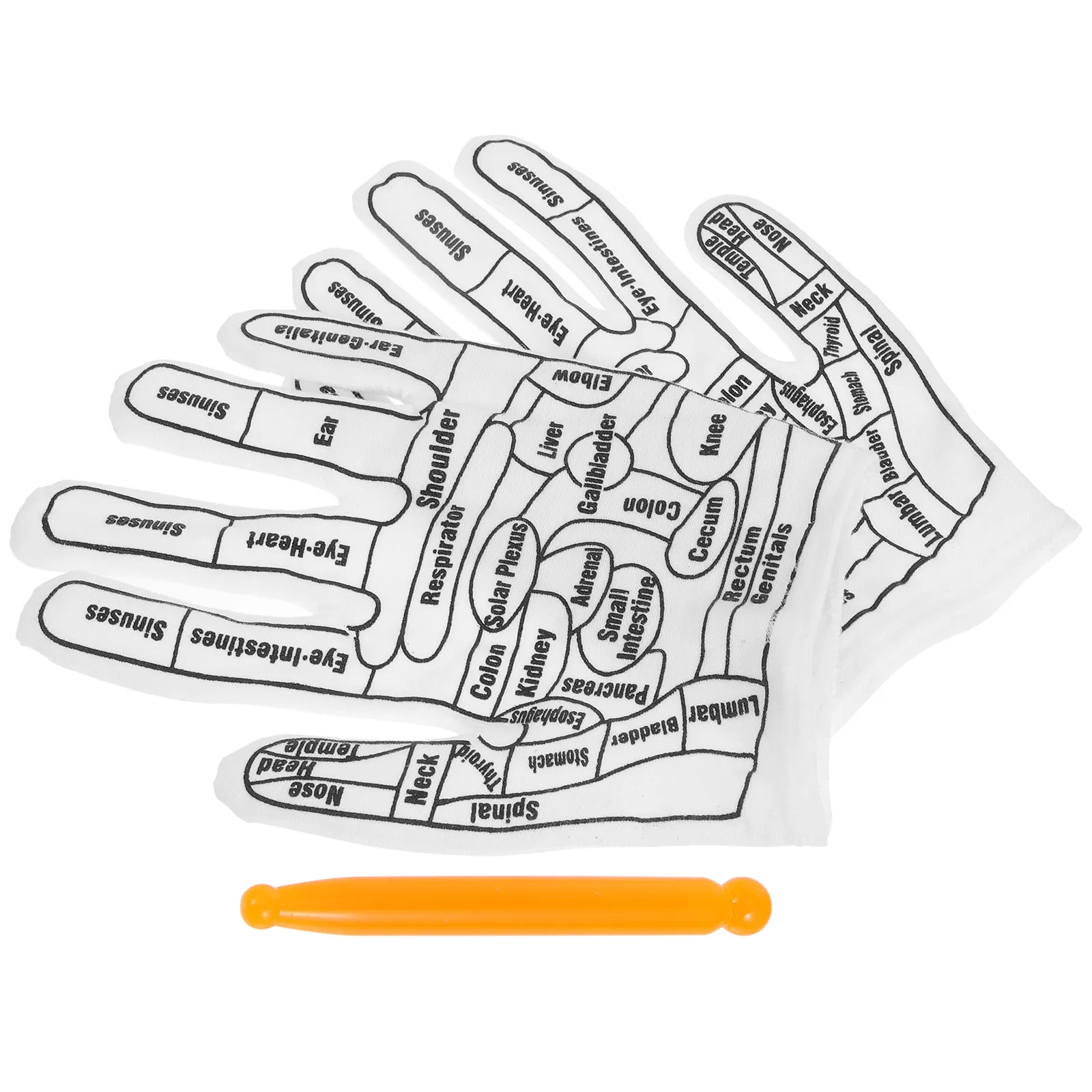 

1 комплект массажных перчаток для акупрессуры и рефлексологии, инструменты для снятия боли в руках и пальцах, комфортные эластичные волокна для женщин