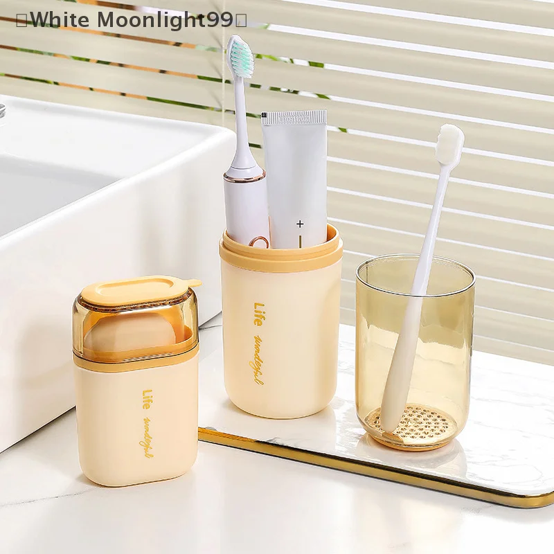 Travel Toothbrush Toothpaste Storage Case Box Soap Container Dish Tray Camping Portable Toiletries Storage Organizer Accessory