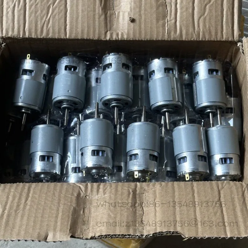775 motor high power screw shaft motor front and rear ball bearings DC 6-20V high speed large torque motor