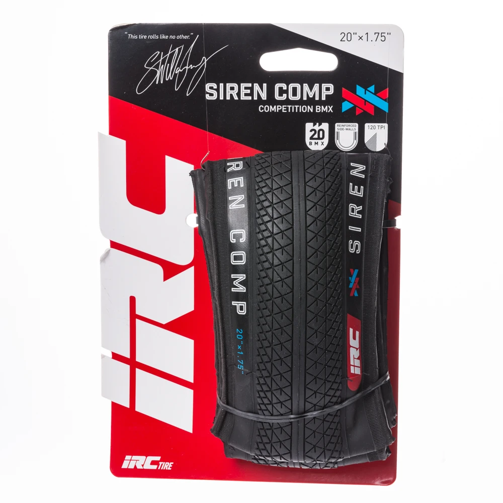 IRC SIREN COMP 20 24 BMX BICYCLE TIRE  20x1.5 20x1.75 20x1.90 24x1.75 BIKE TYRE 120TPI 28-451 28-406 37-406 44-406 47-406 44-507