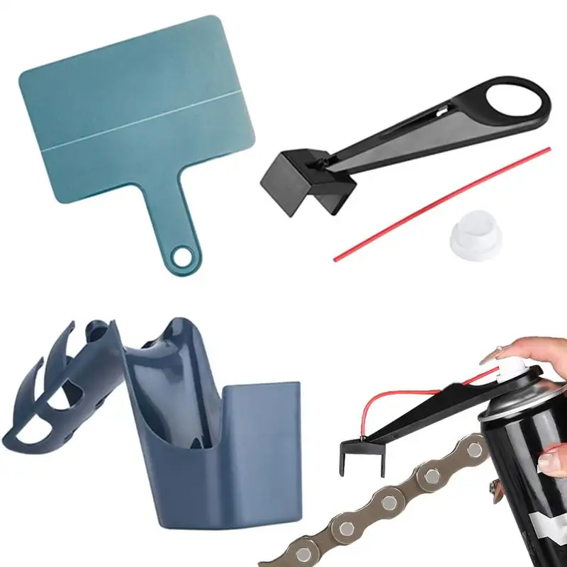 Anti-splash Motorcycle Chain Cleaning Tools Chain Oil Tool Set Chain Oiler Anti-splash Oiling Diverter Cleaning For Maintenance