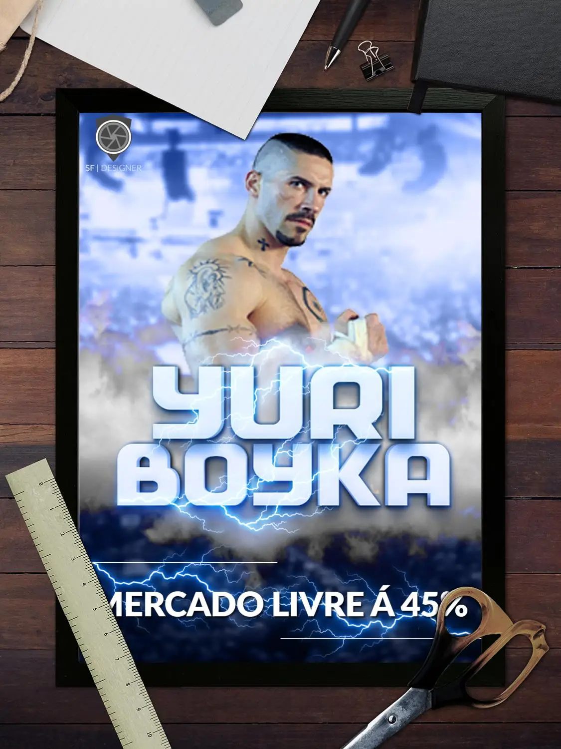 Boyka الممثل الملاكم قماش ملصق فني وطباعة صورة فنية جدارية، ملصقات ديكور غرفة نوم الأسرة الحديثة، اللوحة الزخرفية #3