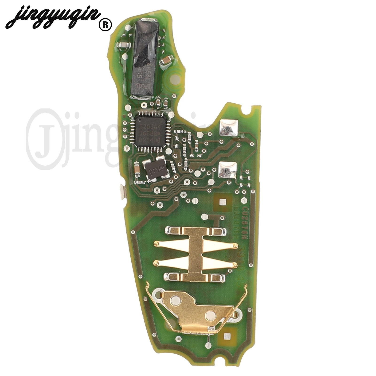 Jingyuqin 3 + 1 Tasten Original Fabrik 8V0 837 220 A Für Audi A3q Q3 Flip Klapp Auto Fernbedienung Schlüssel 315 MHz HU66 Klinge Ersatz