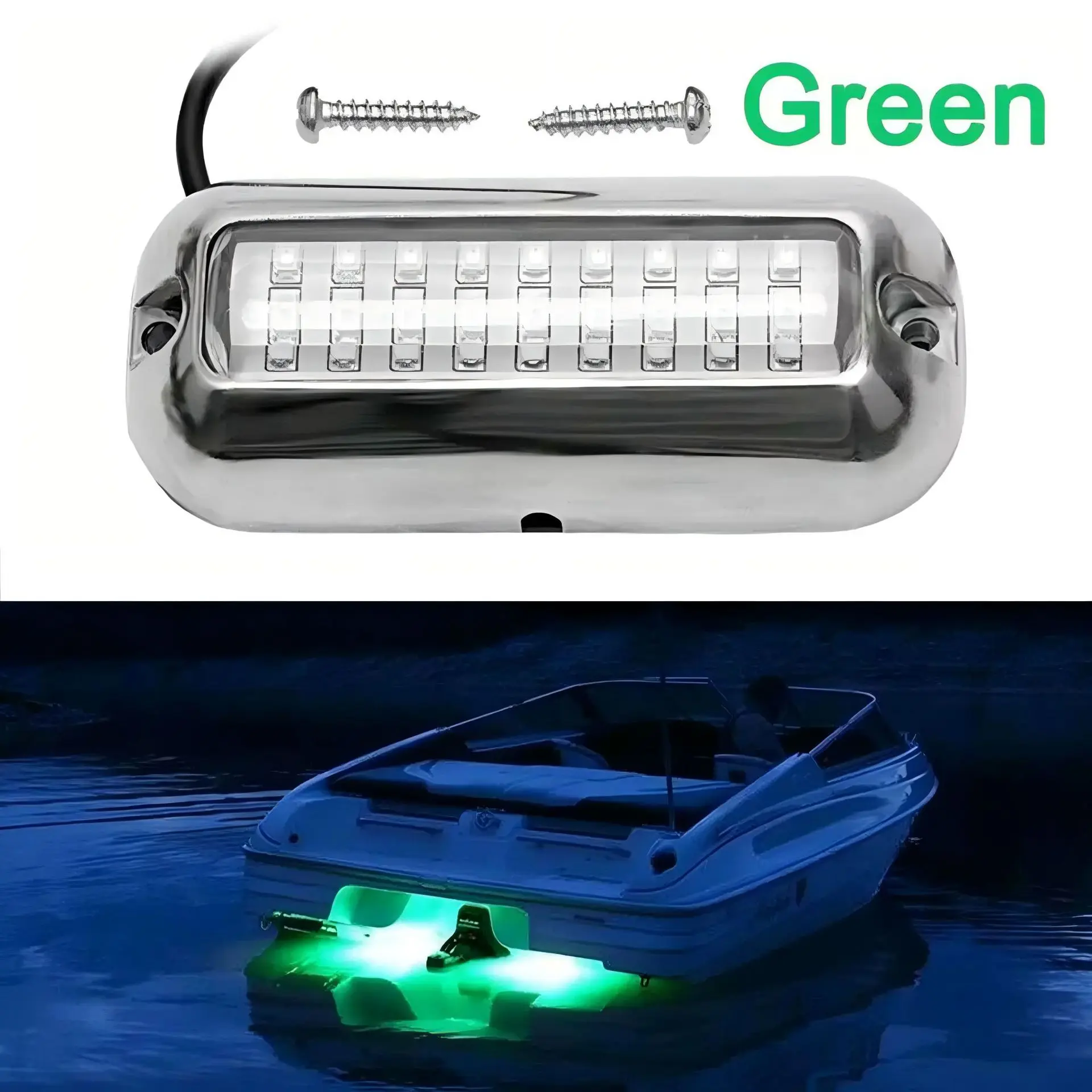 27LED Marine ไฟ LED สําหรับเรือใต้น้ํา Surface Mount สําหรับเรือยอชท์ Pontoon เรือใบ Kayak Skiff เรือเบสเรือตกปลา