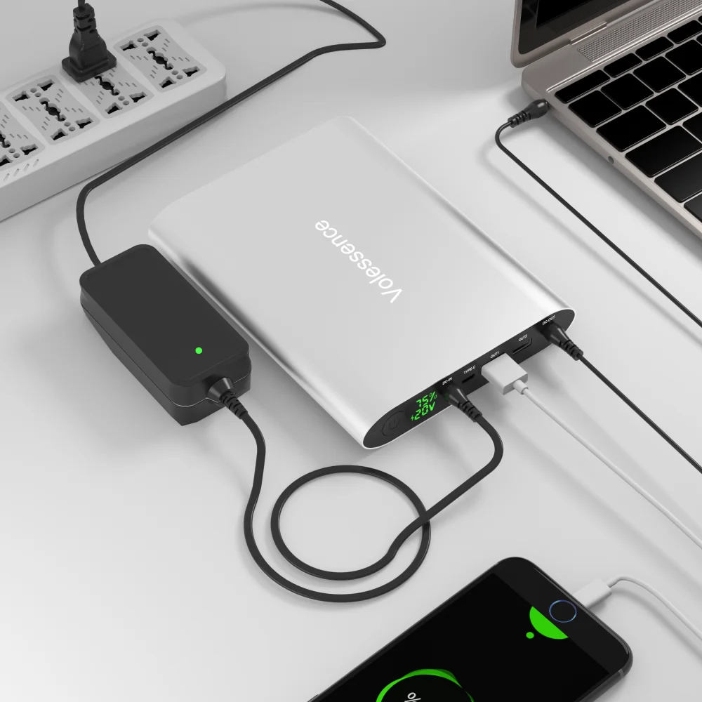2025 trending products new 50000 mAh aluminum powerbanks for notebook laptop computer Power Bank DC  16v 19v 20v 4.7A - view 5
