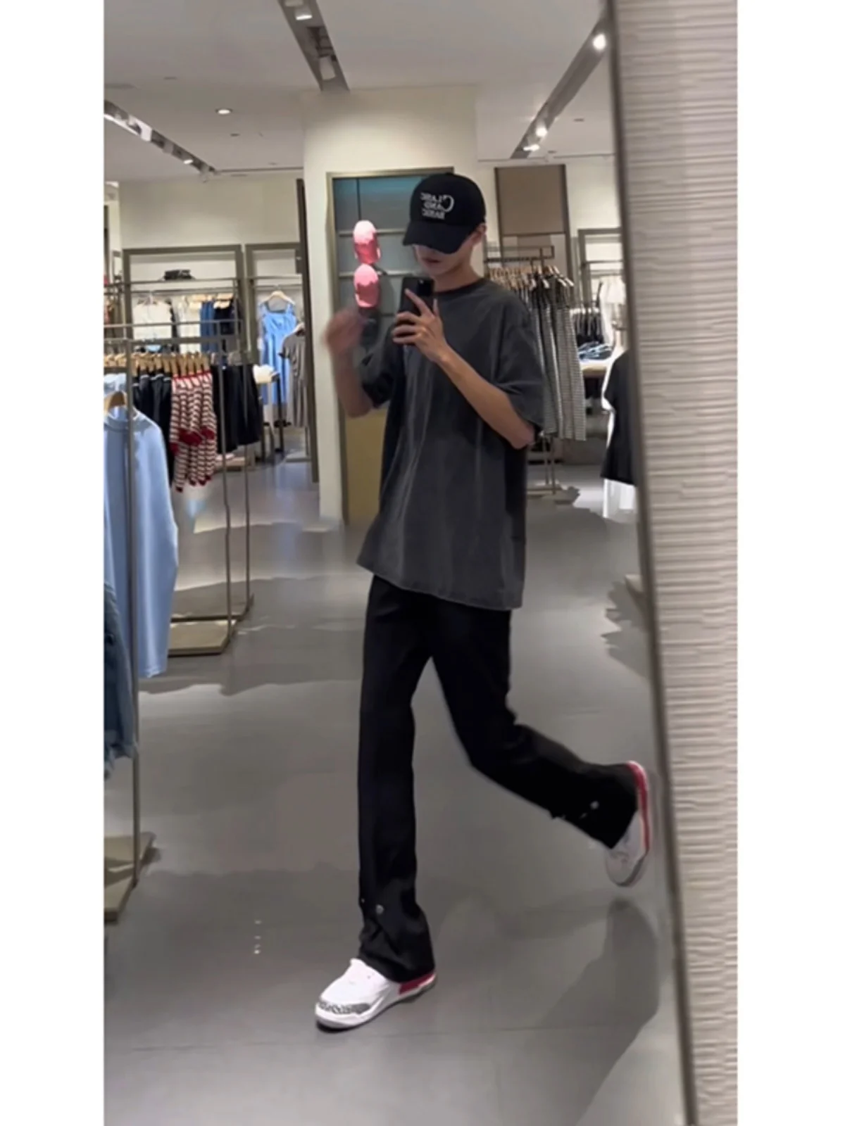 

Bla Rivet Ice Silk Straight Leg Casual Pants Men's Summer Long Tall American Sle Slim Fit Bootcut Workwear Breathable