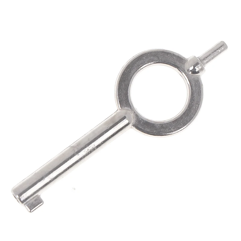 1 PCS American Style Universal Flat Key Blank Special Key Handcuff Lock Key Zinc Alloy Keychain
