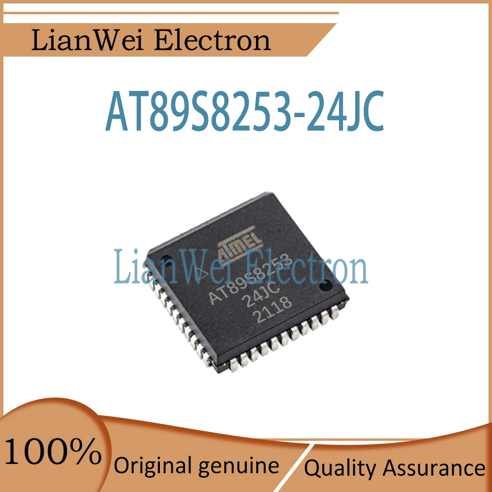 

(1-10 Piece)100% New AT89S8253 AT89S8253-24JC AT89S IC MCU Chipset PLCC-44