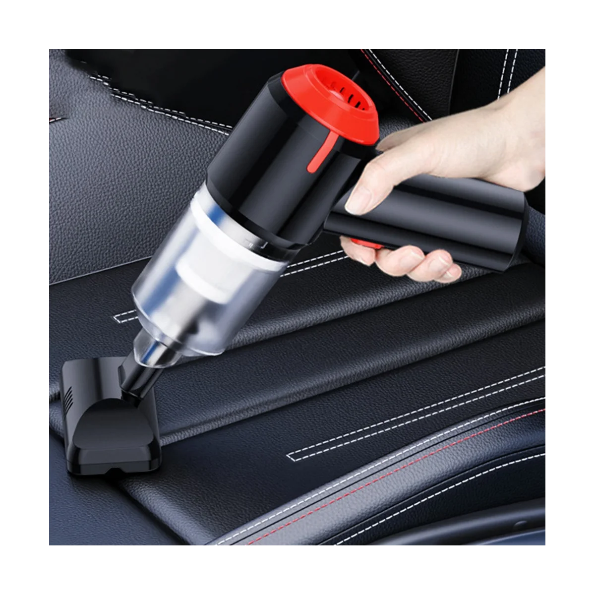 مكنسة كهربائية للسيارة لاسلكية 4 في 1 لشحن الهواء المضغوط، مكنسة كهربائية محمولة عالية الطاقة للسيارة -A