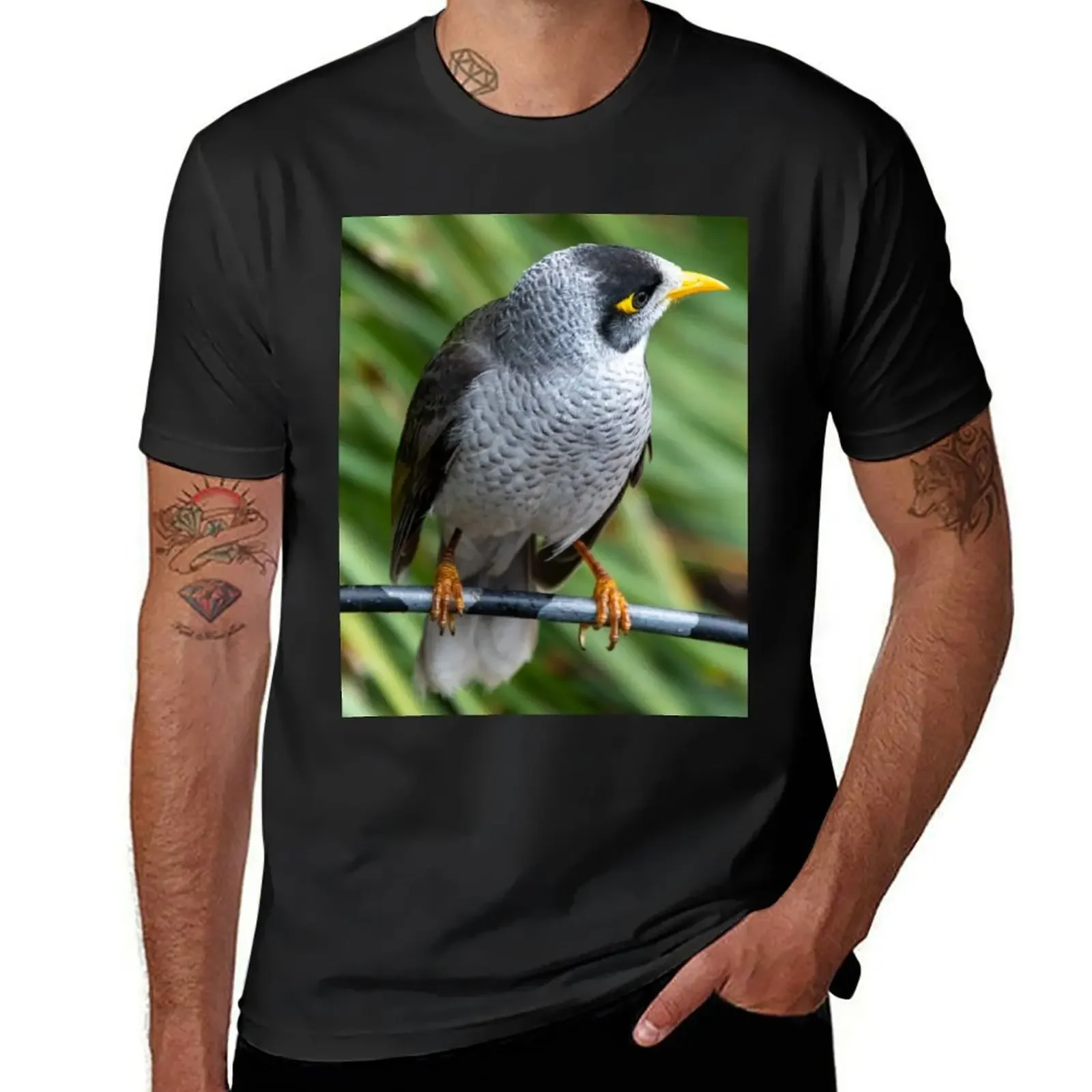 

Noisy Miner Australian Bird T-Shirt man clothes cheap stuff vintage t shirts cute clothes men clothings