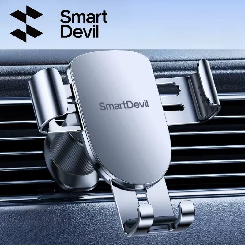 

SmartDevil Car Mount Phone Stand Universal Auto Air Vent Clip Mount GPS Navigation Gravity Sensor Mobile Phone Holder