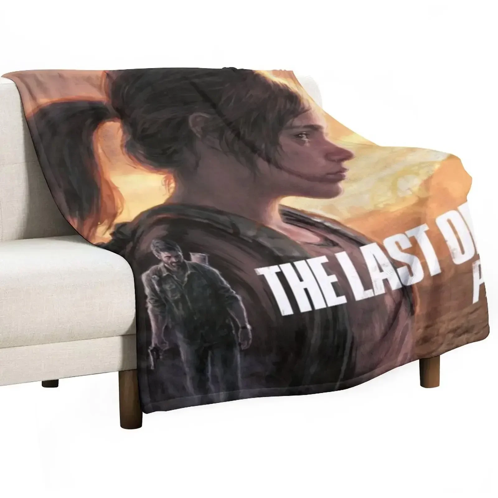 The Last Of Us Part 1 - Ellie Throw Blanket Extra Large Throw Stuffeds Blankets