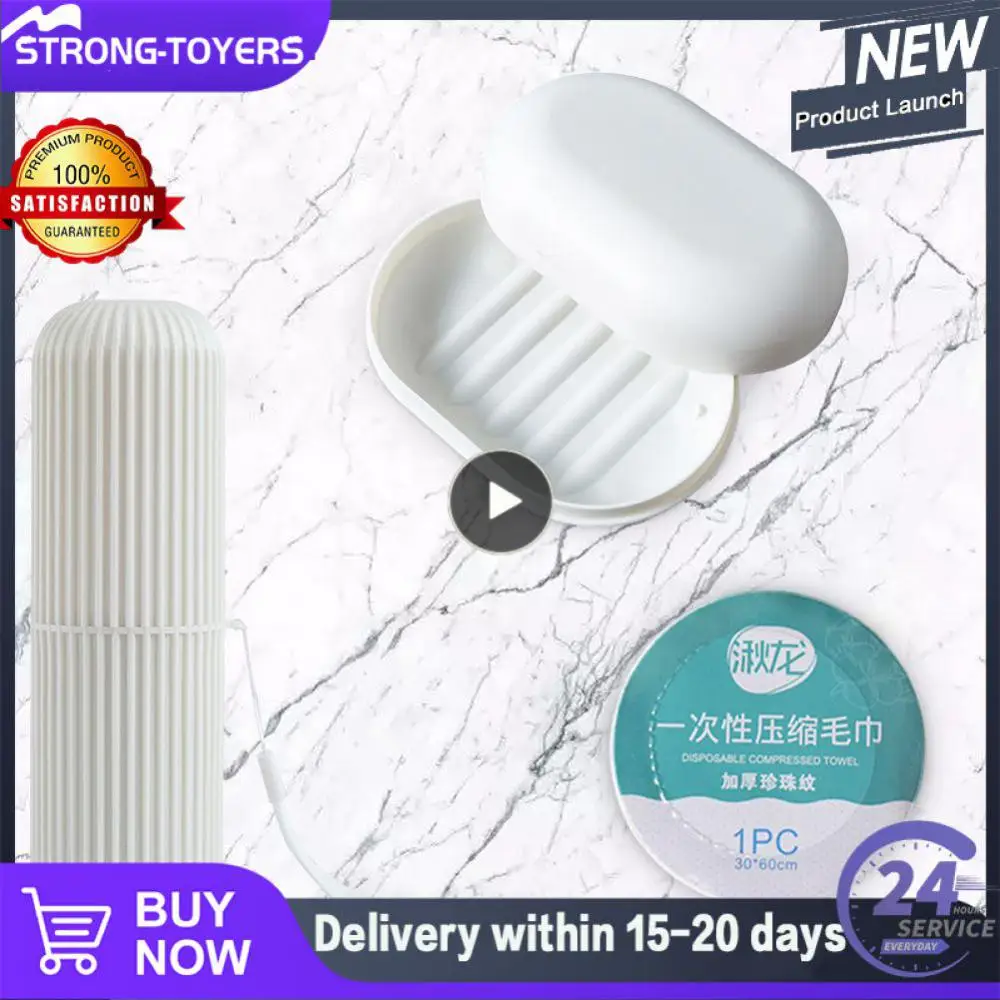 Easy To Carry Soap Rack Sanitary Compressed Towel Convenient Travel Toothbrush Holder Toiletries Keep Your Toothbrush Clean