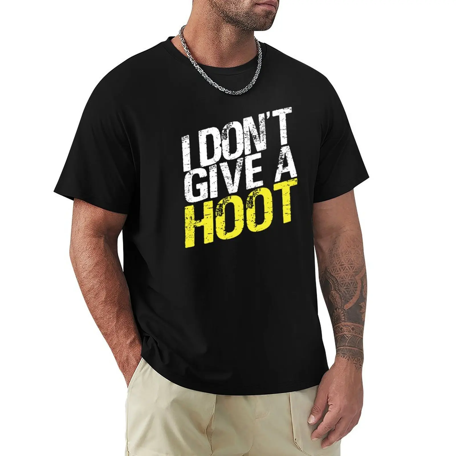 

I Don't Give Hoot T-Shirt Comfortable Daily Wear Tee