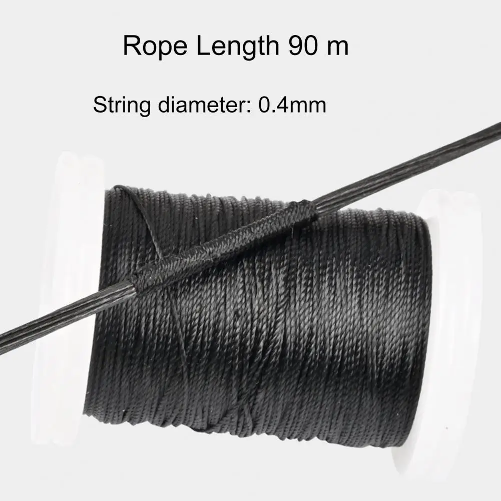 Bowstring Repair Cord 90m Archery Bowstring Serving Thread Abrasion-resistant Polyester Protection Bowstring Tying for Recurve