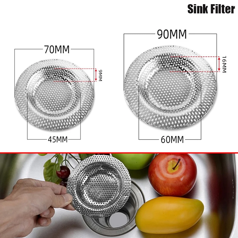 

Кухонная раковина, фильтр для раковины, сетчатый фильтр для раковины, кухонный инструмент, нержавеющая сталь, сливная крышка для пола в ванной, пробка для улавливания волос для душа