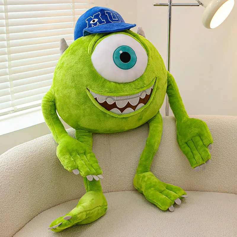 Juguete de peluche Kawaii Mike, muñeco de peluche, lindo monstruo Inc, Mike Wazowski, globo ocular, amigo, alienígena de tres ojos para niños, regalo de cumpleaños y Navidad