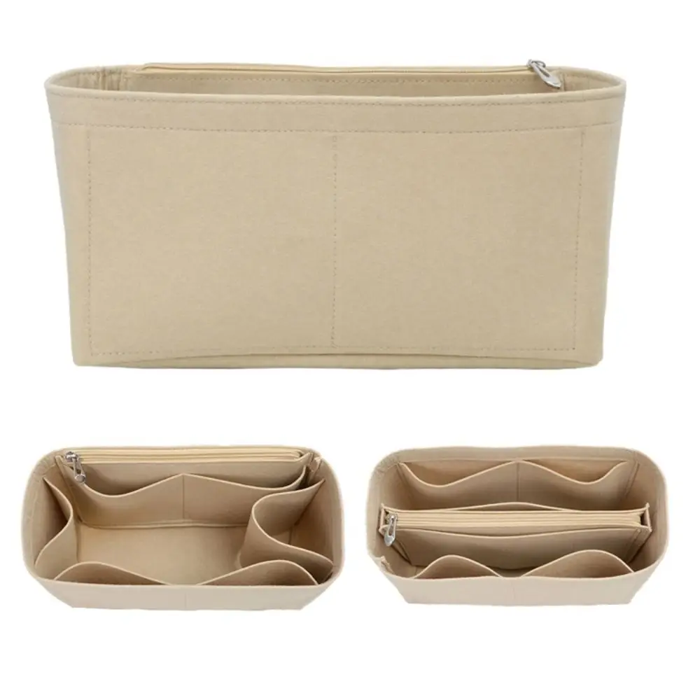 Felt Handbag Insert Bag Bag Support Large Capacity Purse Liner Storage Organization Multi-Pocket Internal Bag for LV Carryall