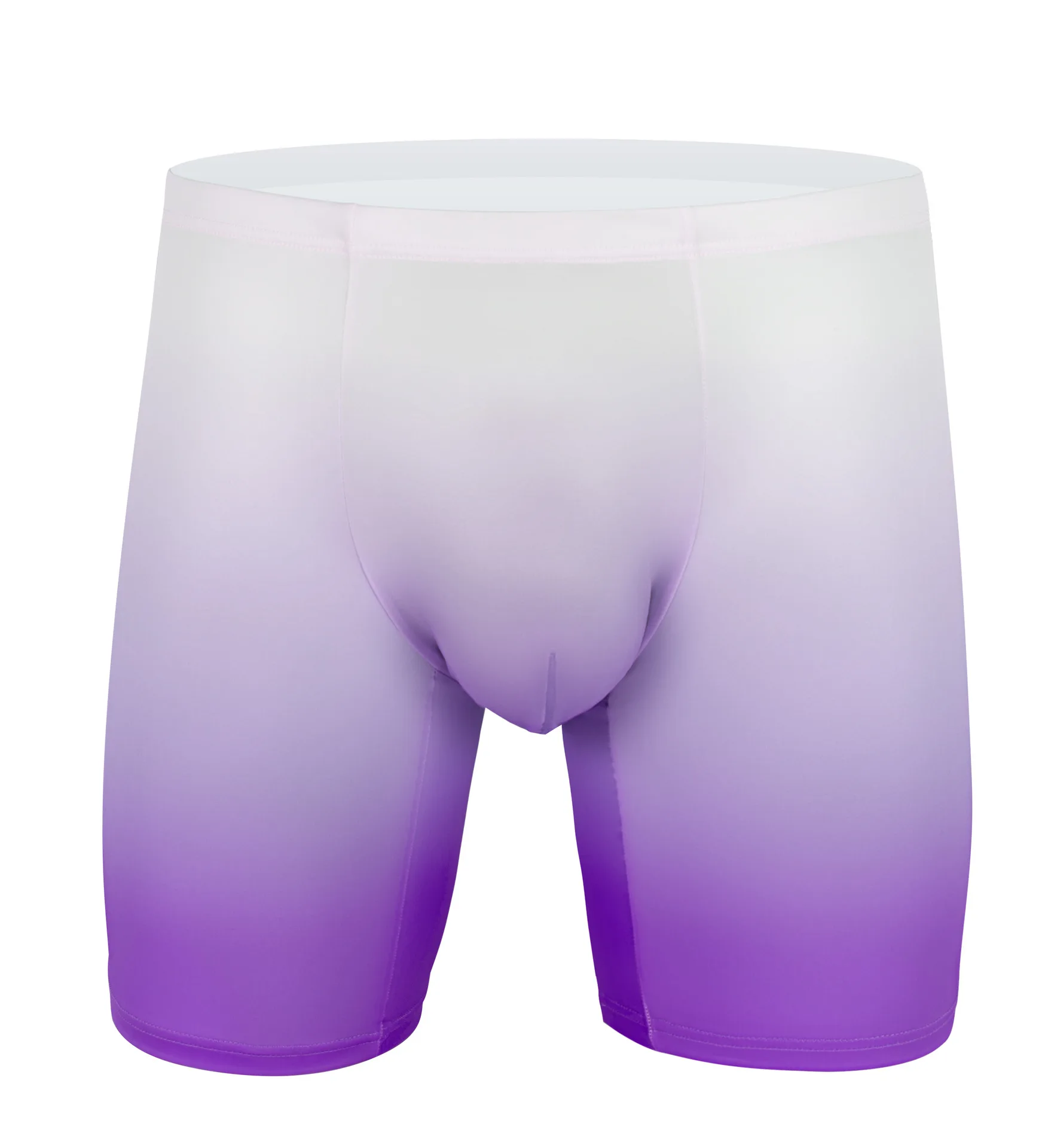 Herren Unterwäsche Boxer Shorts Hombre bequeme Eis Seide Panites Mann u konvexe Tasche mittellanges Bein Unterhose Cueca Calzoncillo