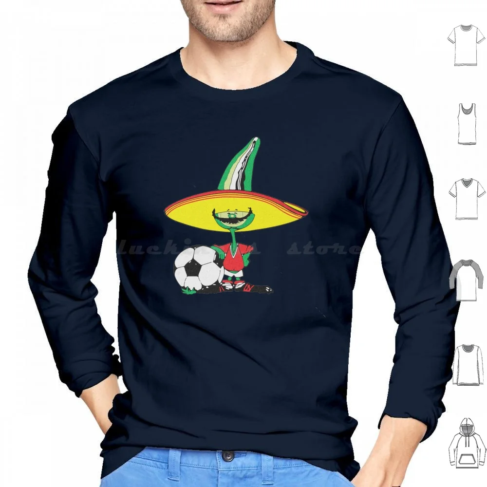 Pique Hoodie cotton Long Sleeve Mexico 1970 1986 Soccer Football 2022 Brazil Holland Germany England Retro Vintage Against