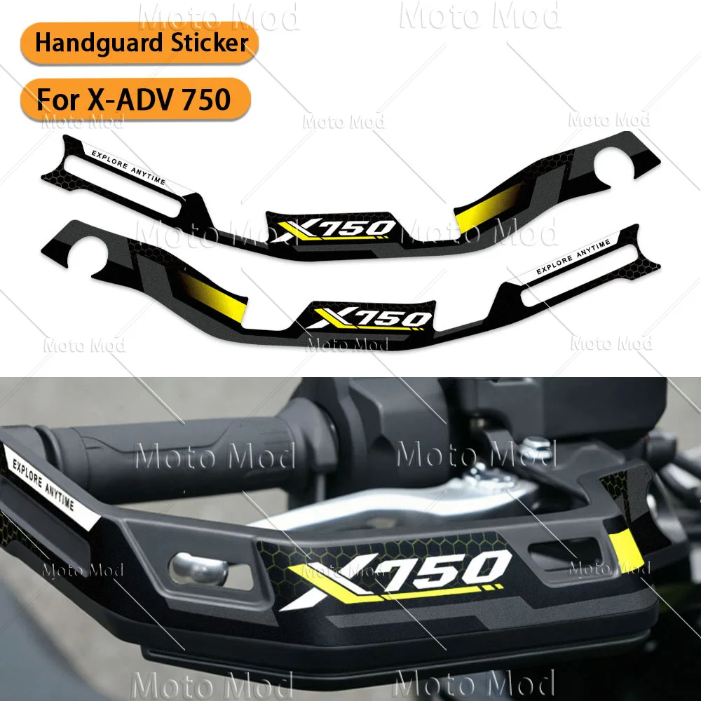 For X-ADV 750 XADV 750 2021-2026 2025 2024 2023 Motorcycle HandGuard Stickers Hand Guard Decals Accessories
