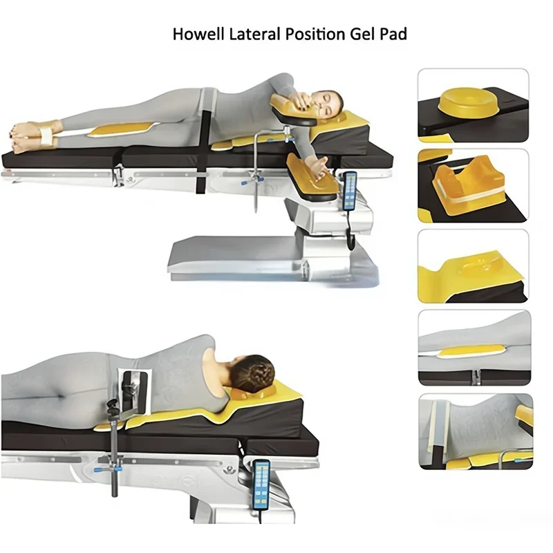 Large Supine Position Surgical Gel Incline Fixed Pad Gel Positioning Pads Solid Gel