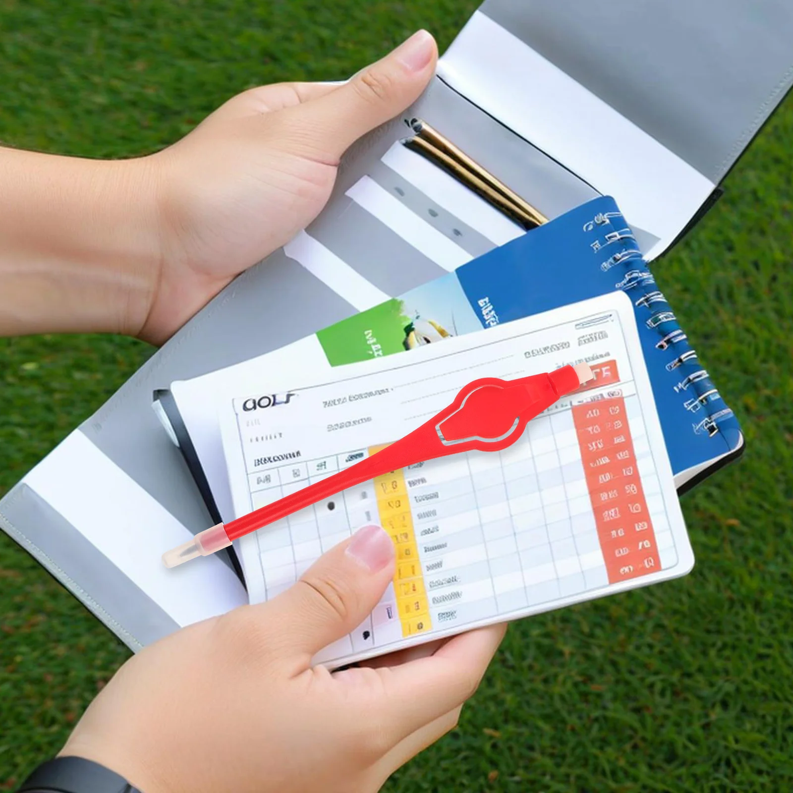 20 قطعة من أقلام الرصاص لتسجيل الجولف، أكمام أقلام، ممحاة متكاملة، تصحيحات سريعة، مثالية لمسابقات الجولف المتحمسين