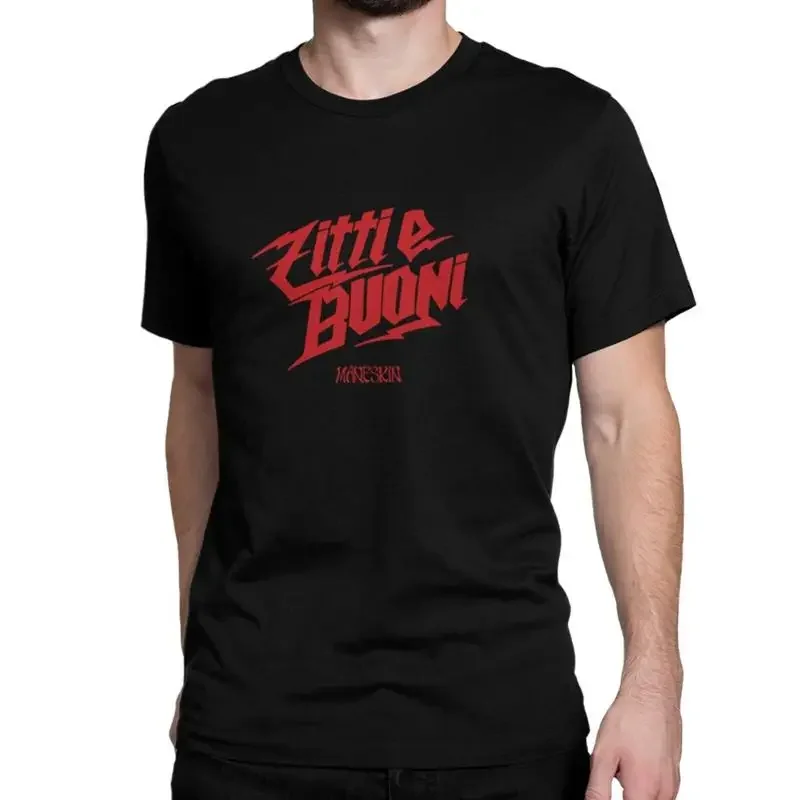 

Maneskin Zitti E Buoni Logo T Shirt Sizes