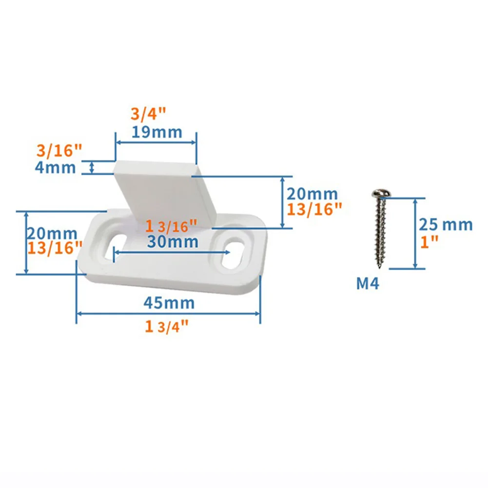 2 Pieces Adjustable Floor Guides for Sliding Barn Door Bottom Plastic Material for Stable Door Movement and Swing Prevention
