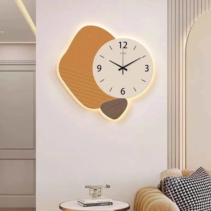 Minimalist Aesthetic Wall Clocks Luxury Modern Simple Fashion Wall Clocks Nordic Living Room Reloj Pared Ornaments Home Decor