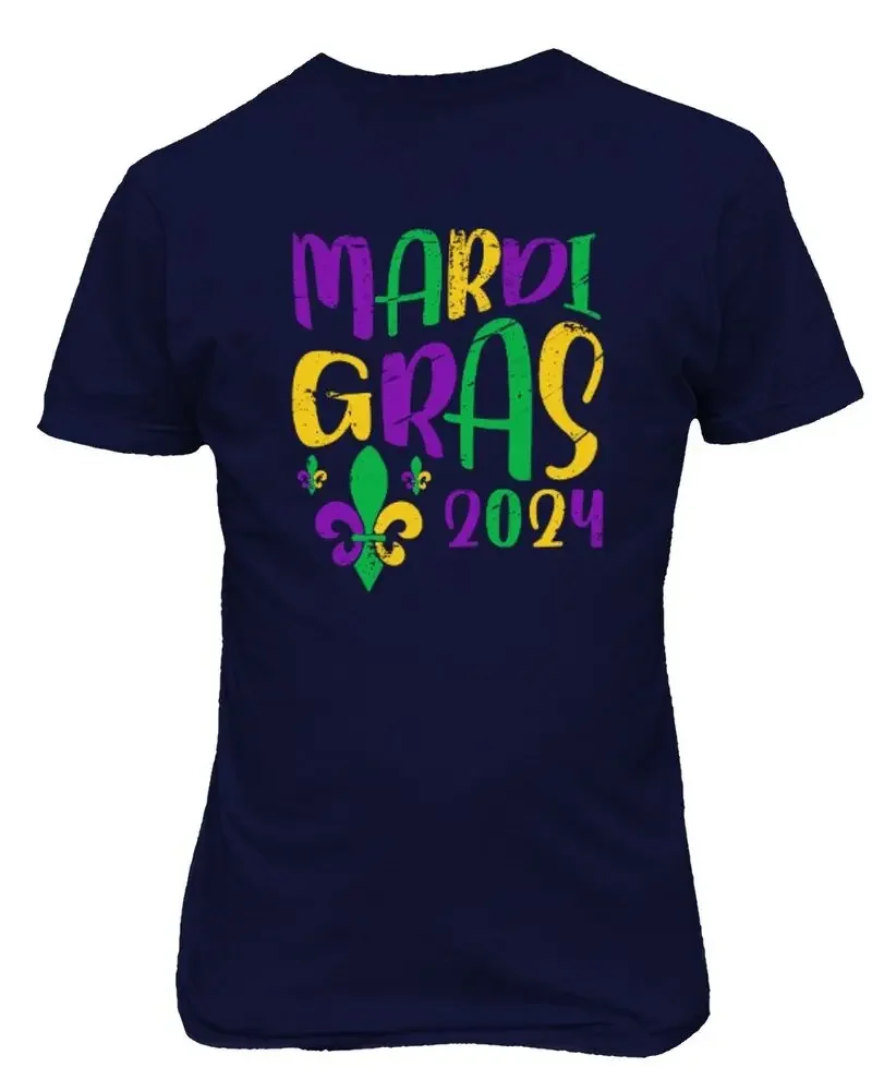 Mardi Gras Street Festival 2024 Carnival Groovy Unisex T-Shirt