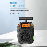For HanRongDa HRD 777 Full-Band Mini Radio Receiver Stereo Metal Case With Bluetooth Mini Radio Multi-Function Mini Speaker