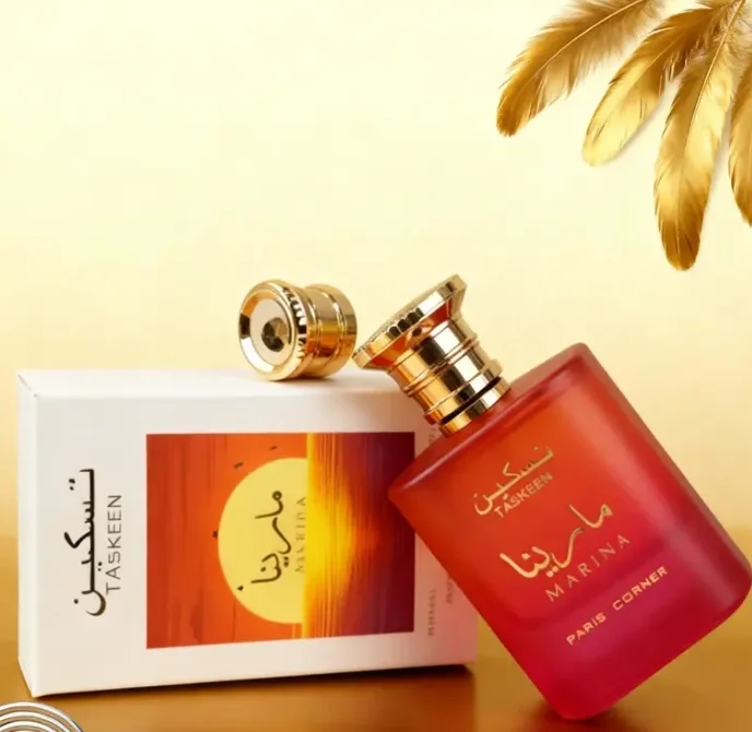 Paris Corner Taskeen Marina convient aux hommes et aux femmes, avec du parfum de musk et de bois, adapté aux rassemblements quotidiens, enh