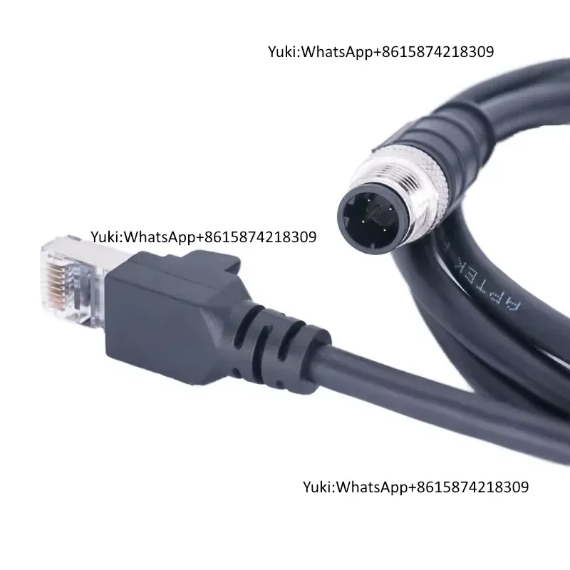 Leaka AX Custom 8PIN USB Power LED M12 RJ45 IP67 Waterproof Plug Cable 4PIN Male Connector PCB Manufacturer's Connectors