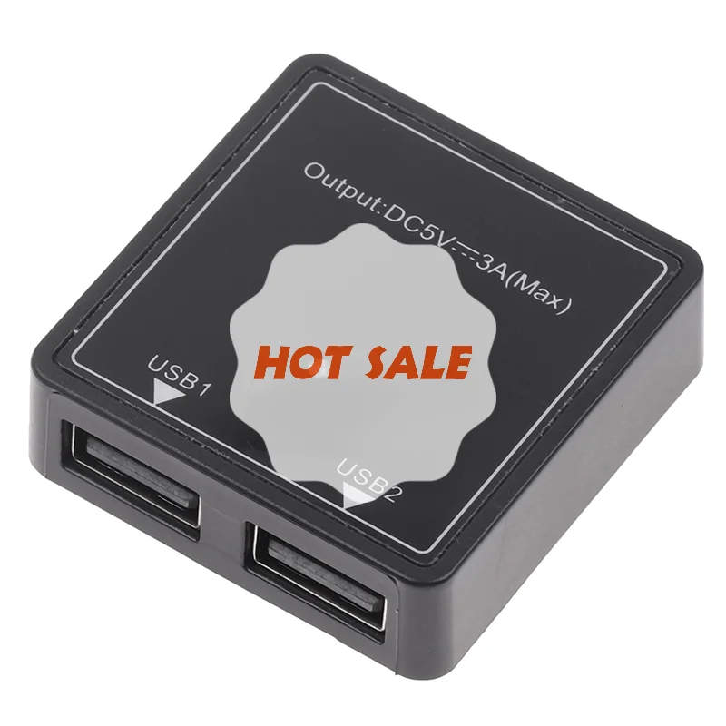 

5V 3A Solar Panel Power Bank Dual USB Charge Voltage Controller Regulator Charger 4. 27*4.18*1.27cm