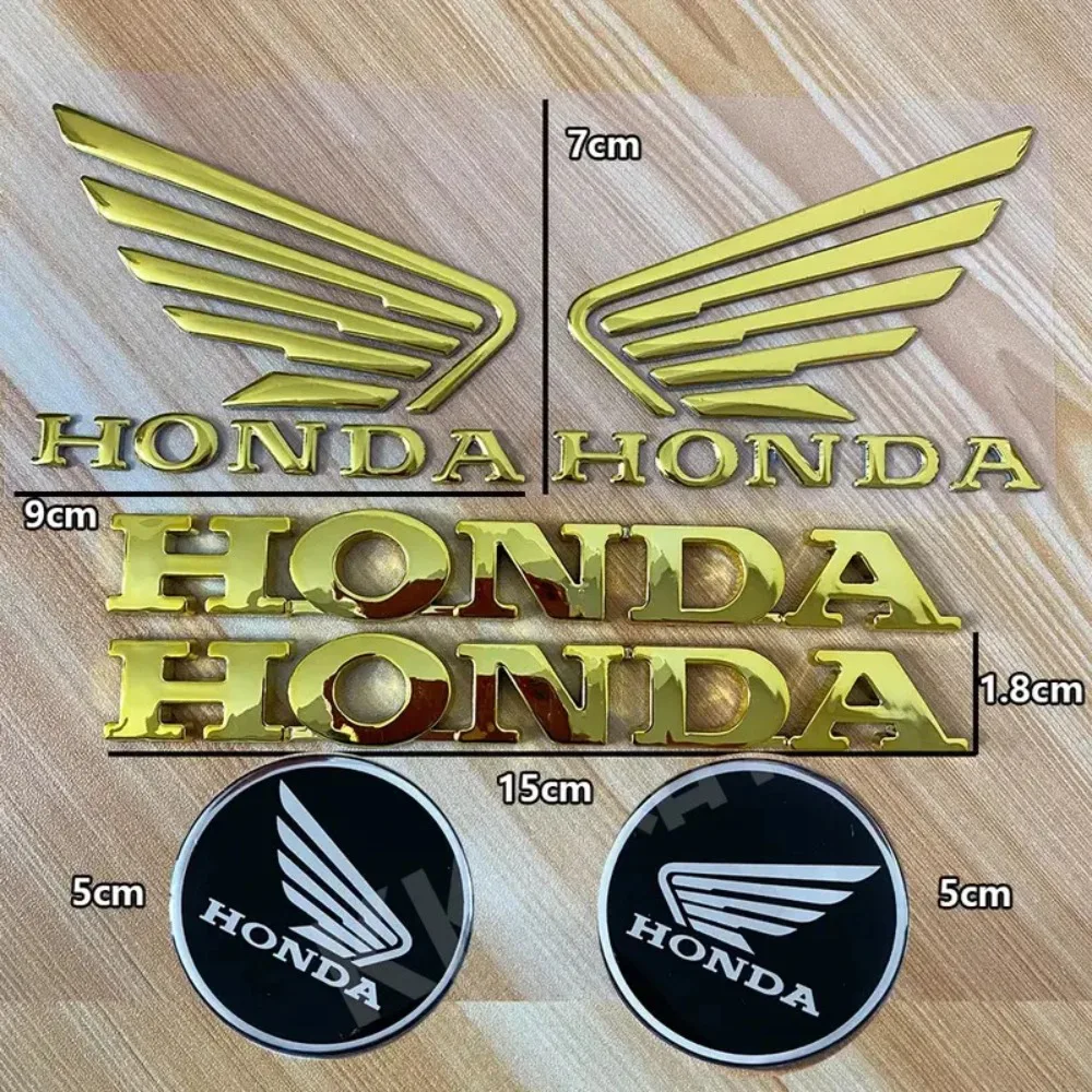 ホンダ 3D オートバイ修正されたステッカー円形ラベル電気メッキ文字防水オートバイ装飾アクセサリー Cb650r
