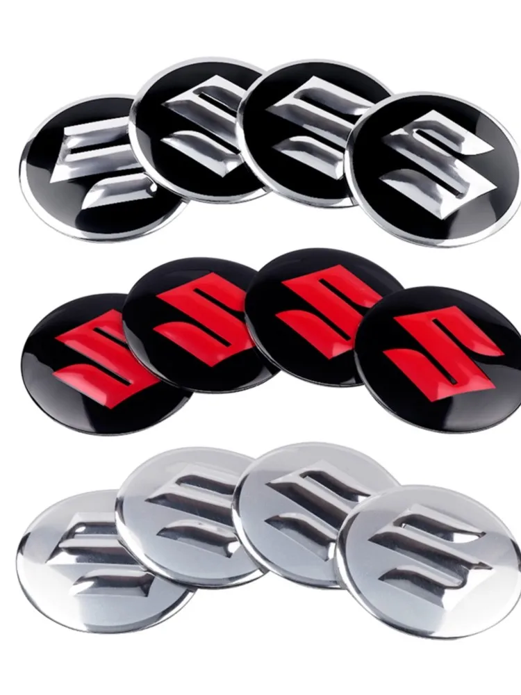 Bouchons de moyeu central de roue de voiture 56/60MM, couverture de jante de pneu pour Suzuki Jimny Ignis Swift SX4 Alto Grand Vitara GSXR samouraï Baleno
