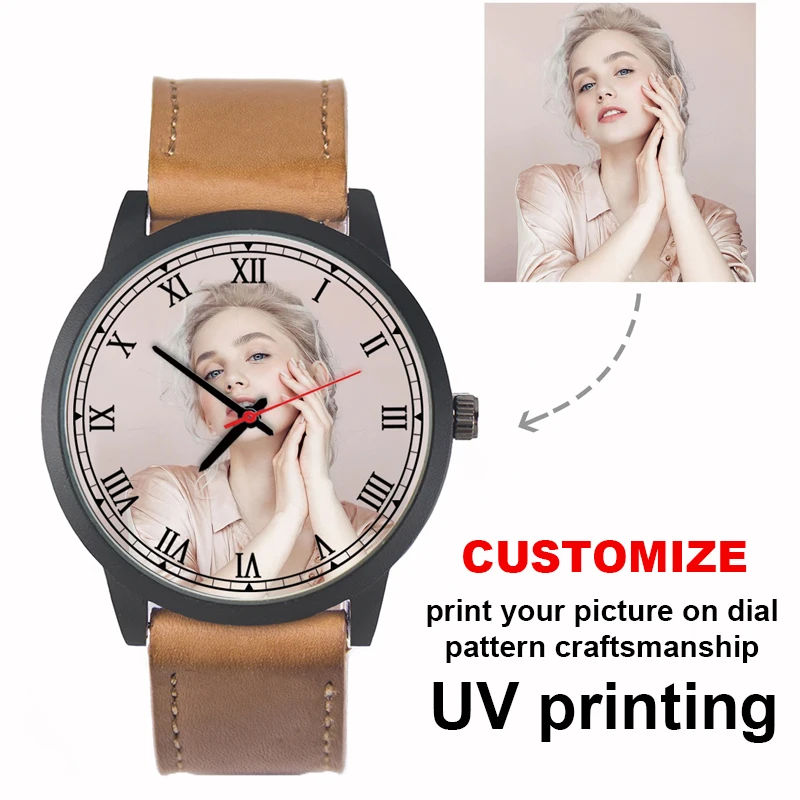 2025 Men's Watch Personalized Customizable Roman Font Quartz Wrist Campus Punk Cool Style Gift Festival Souvenir