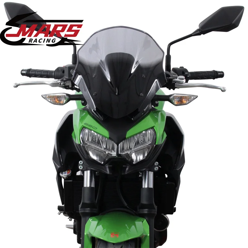 

KAWASAKI Z-650 Z650 2020 Double Bubble Motorcycle Accessories Sports Touring Racing WindScreen Windshield Viser Visor Deflector