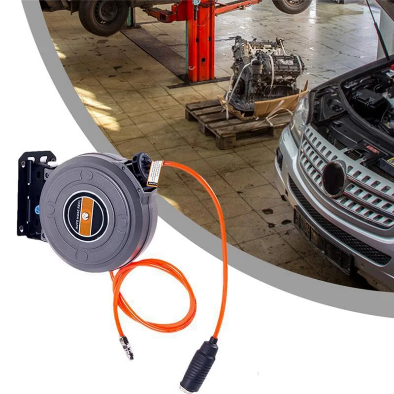 ABRW-Air Drum Avvolgitubo retrattile automatico per tubo flessibile per tubo flessibile per lavaggio auto Bellezza e riparazione auto