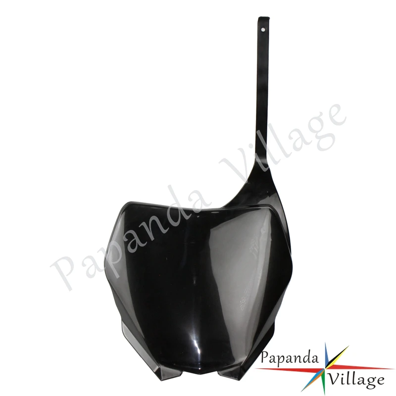 Per YAMAHA YZ125 YZ250 YZ250F YZ450F WR250F WR450F 2006-2014 Motocross Supermoto Enduro maschera carenatura targa anteriore in plastica