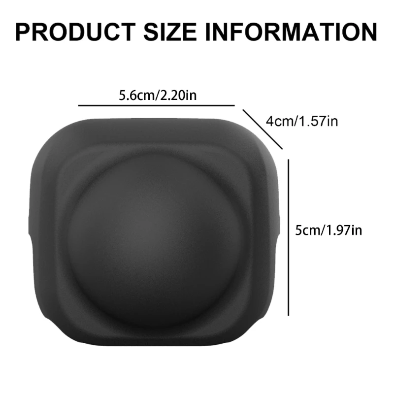 Étui d'objectif en silicone pour capuchons d'objectif d'appareil photo assurant clarté sécurité
